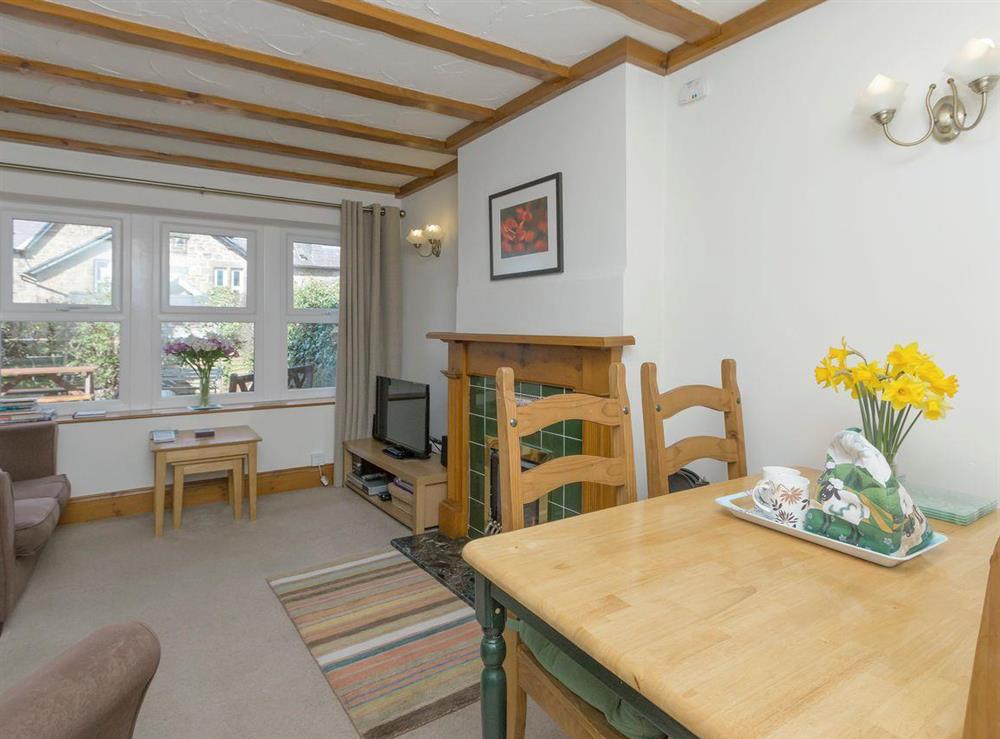 Convenient dining area at Stable Cottage in Alnwick, Northumberland