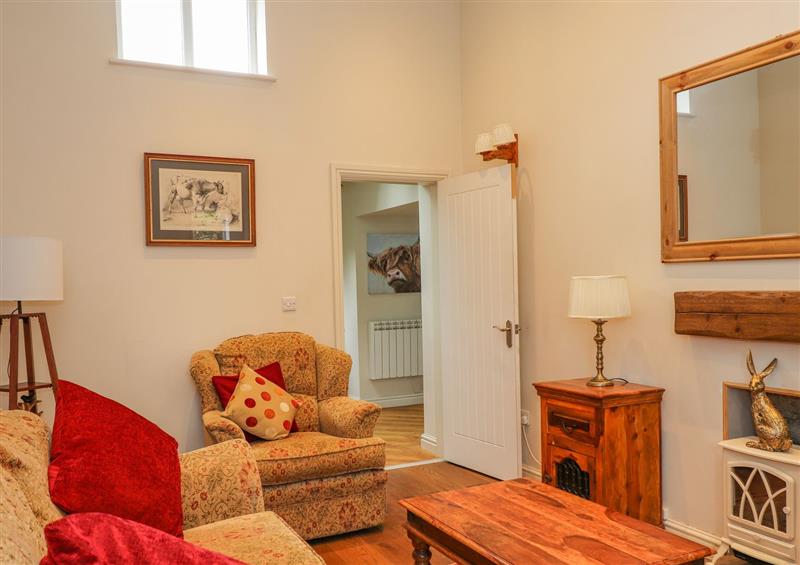 The living area at Stable Cottage, Broughton-In-Furness near Thwaites