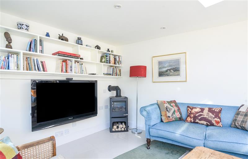 Enjoy the living room at Stable Cottage, Burton Bradstock