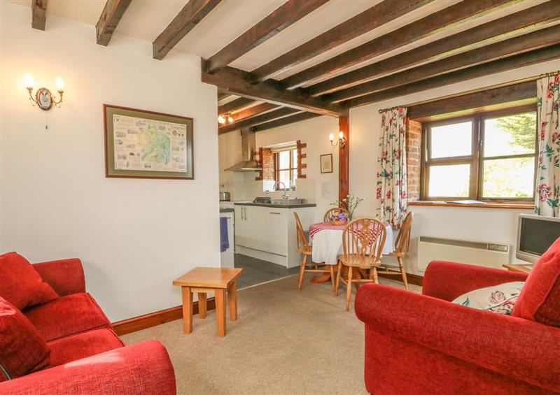 The living area at Stable Cottage, Colyton