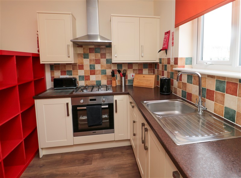 The kitchen at Stable Cottage, Cottonshopeburnfoot near Otterburn