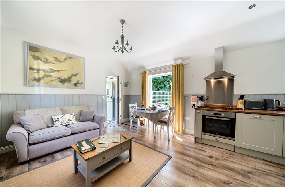 Light-filled open-plan accommodation at Stable Cottage, Dorchester
