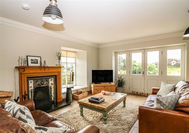 Relax in the living area at Stable Cottage, Dunecht