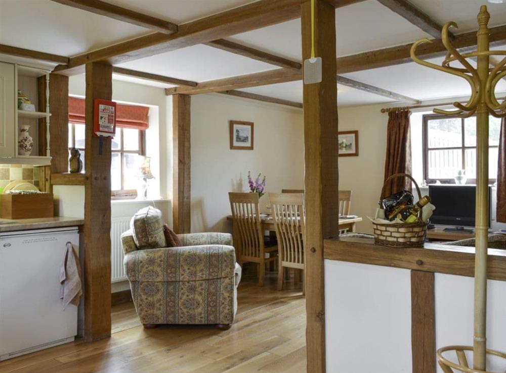 Airy open-plan living space at Stable Cottage in East Meon, Petersfield, Hants., Hampshire