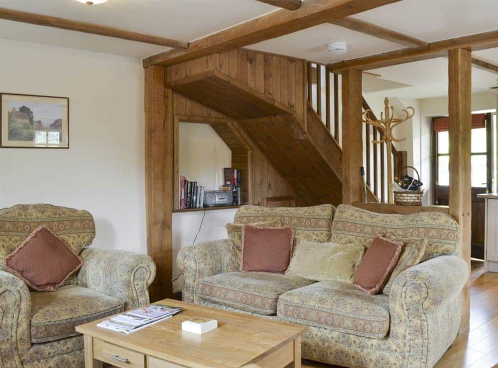 Cosy living area at Stable Cottage in East Meon, Petersfield, Hants., Hampshire