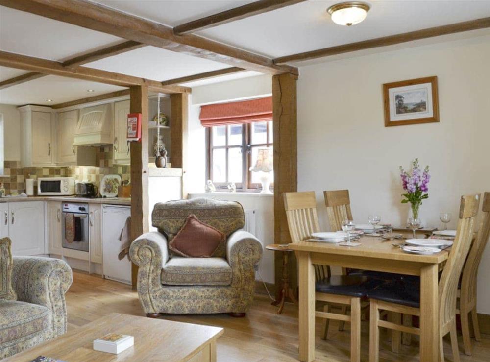 Delightful open-plan living space at Stable Cottage in East Meon, Petersfield, Hants., Hampshire