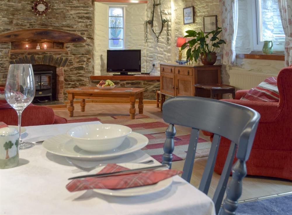 Dining Area at Stable Cottage in Ferwig, near Cardigan, Dyfed