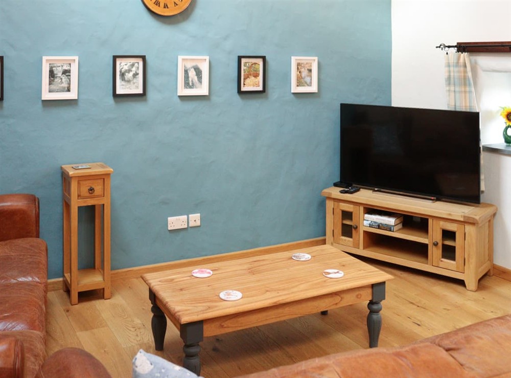 Living area at Stable Cottage in Fishguard, Dyfed
