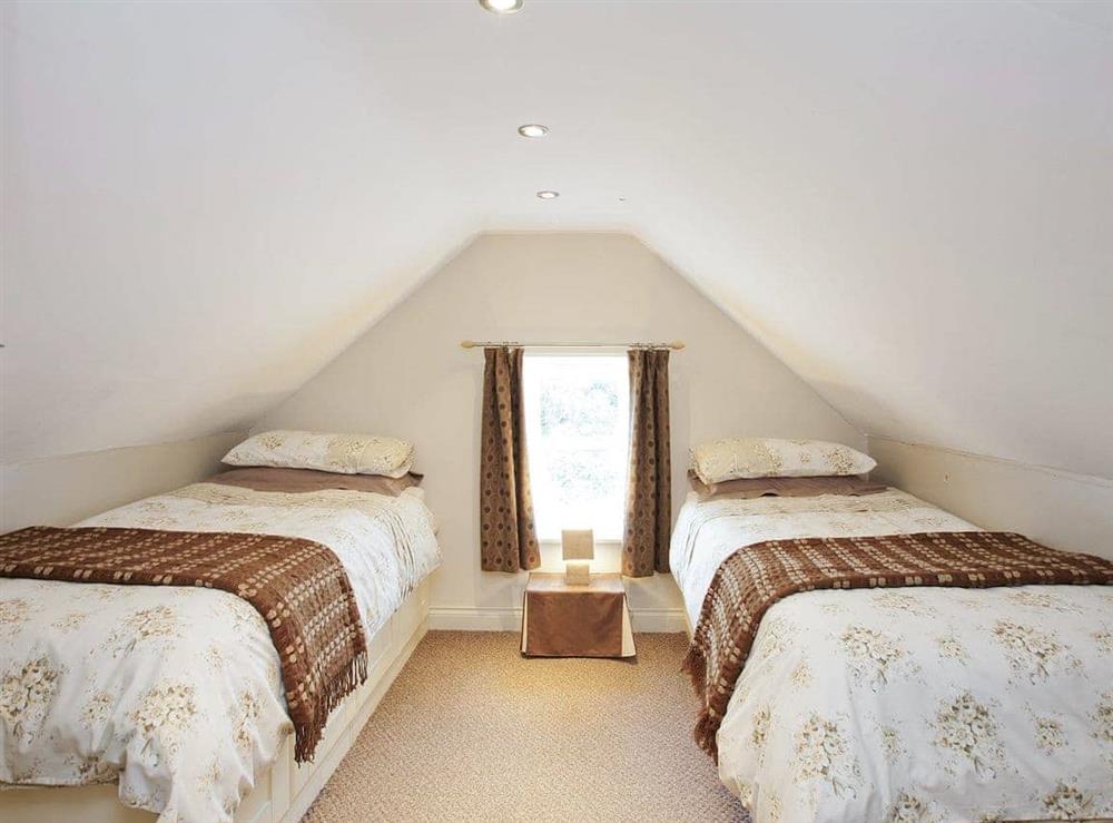 Twin bedroom at Stable Cottage in Holywell, Clwyd