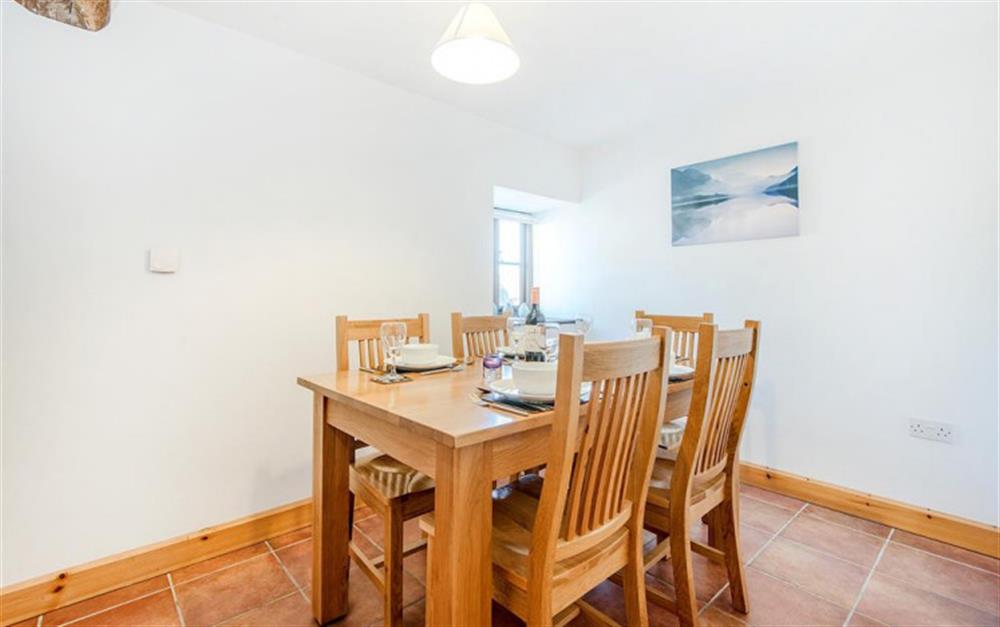 Dining room with seating for 5. at Stable Cottage in Honiton