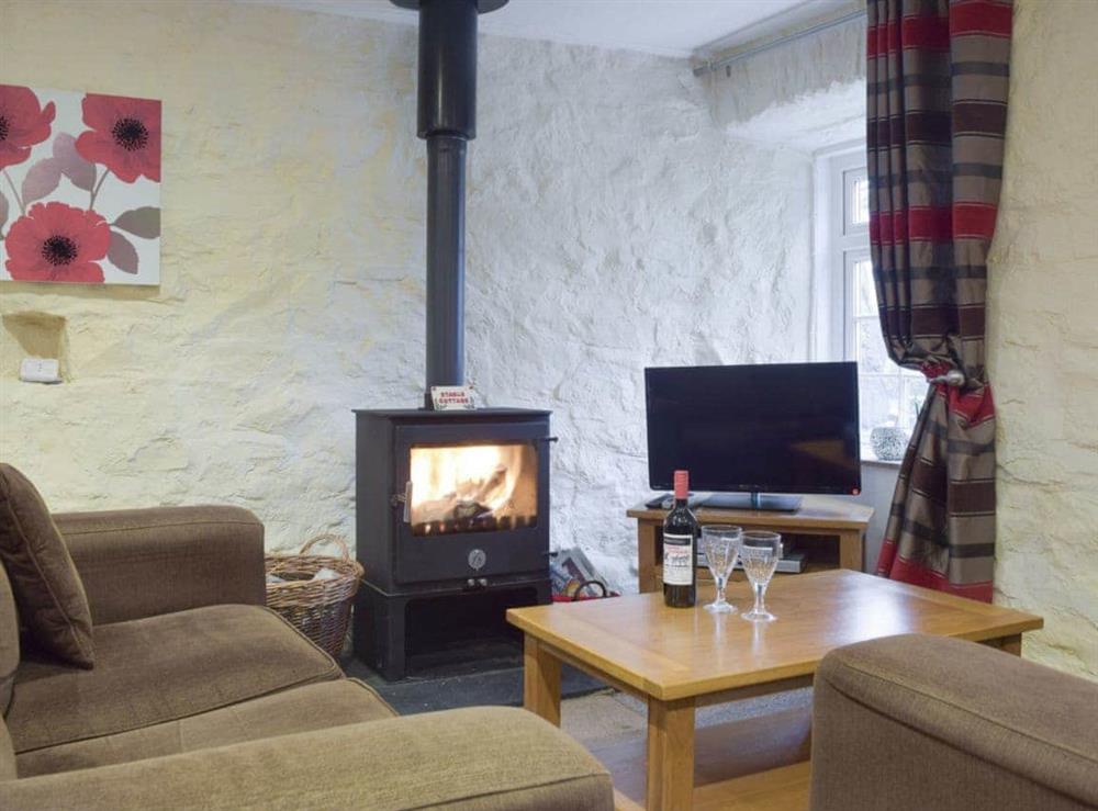 Warm and welcoming seating area at Stable Cottage in Ivy Court Cottages, Llys-y-Fran, Dyfed