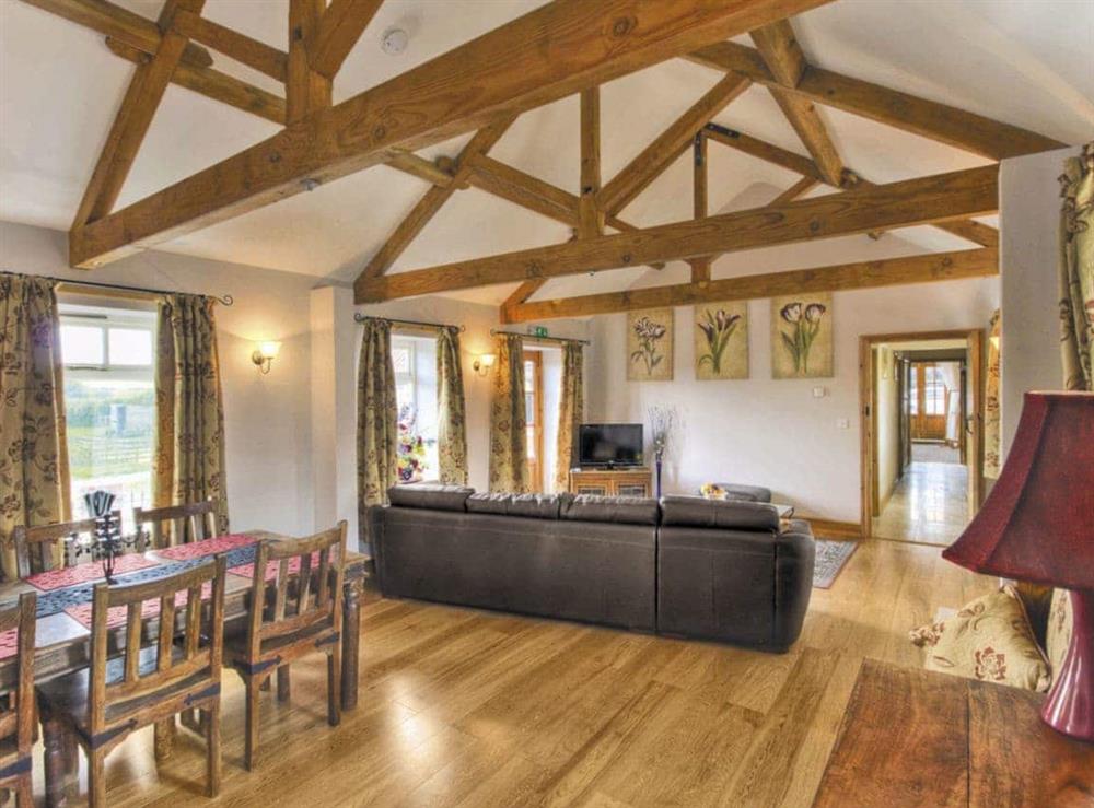 Living room/dining room at Stable Cottage in Kennythorpe near Malton, North Yorkshire
