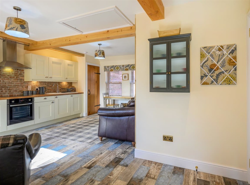 Open plan living space (photo 7) at Stable Cottage in Lathockar, near St Andrews, Fife