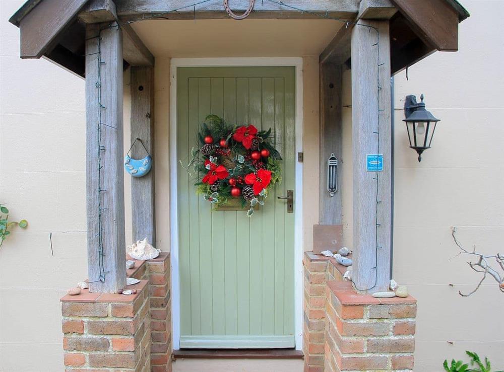 Decorated for Christmas at Stable Cottage in Littlehampton, near Arundel, West Sussex