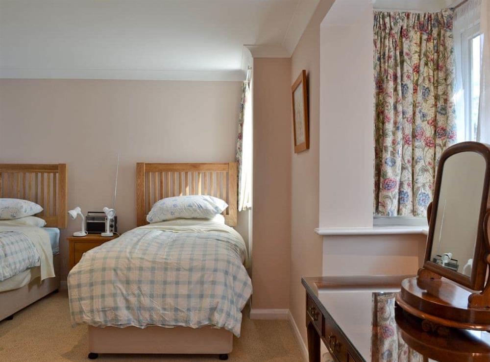 Twin bedroom at Stable Cottage in Littlehampton, near Arundel, West Sussex
