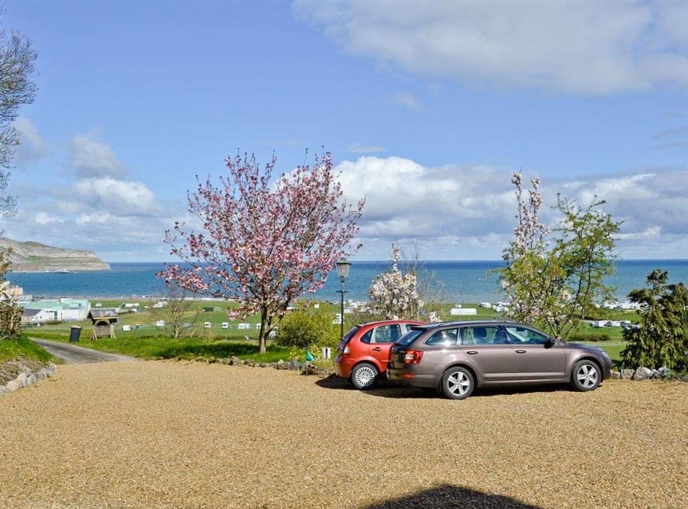 Ample free parking at Stable Cottage in Llandudno, Gwynedd
