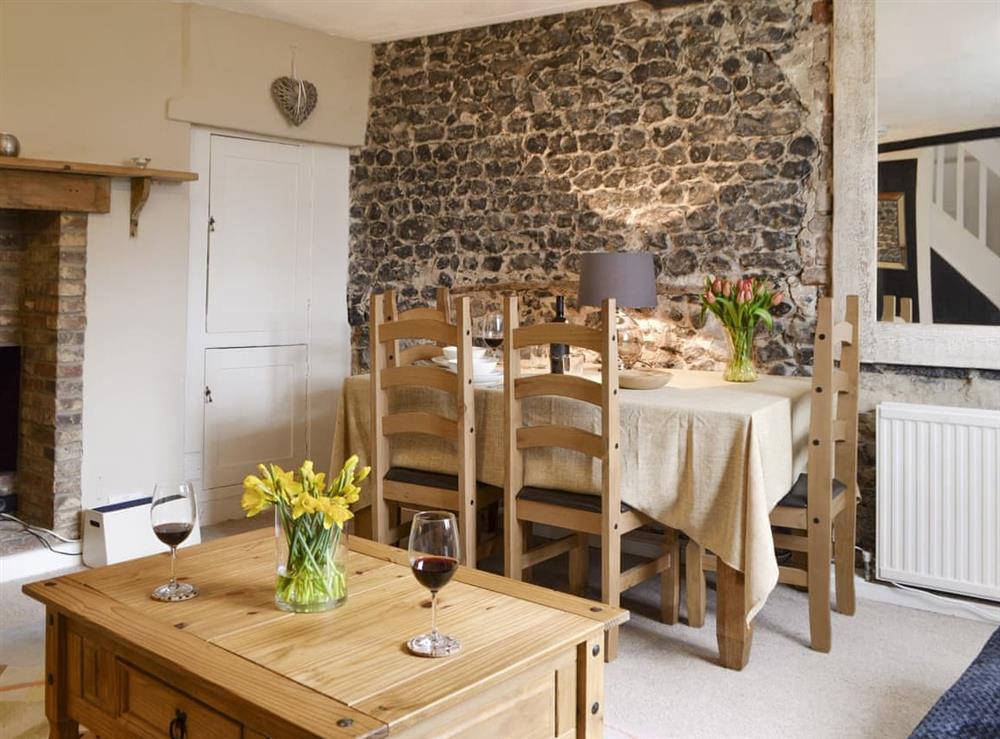 Convenient dining area at Stable Cottage in Margate, Kent