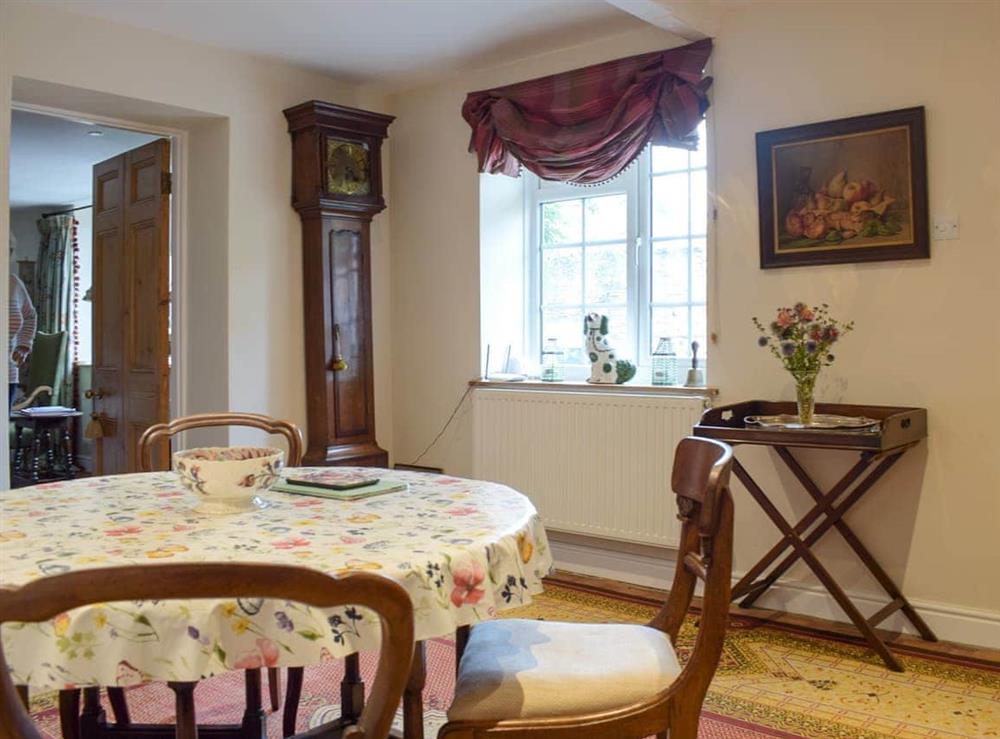 Dining room at Stable Cottage in Much Birch, near Hereford, Herefordshire