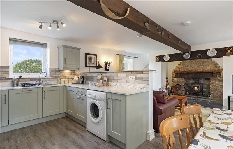 The kitchen at Stable Cottage, New Quay