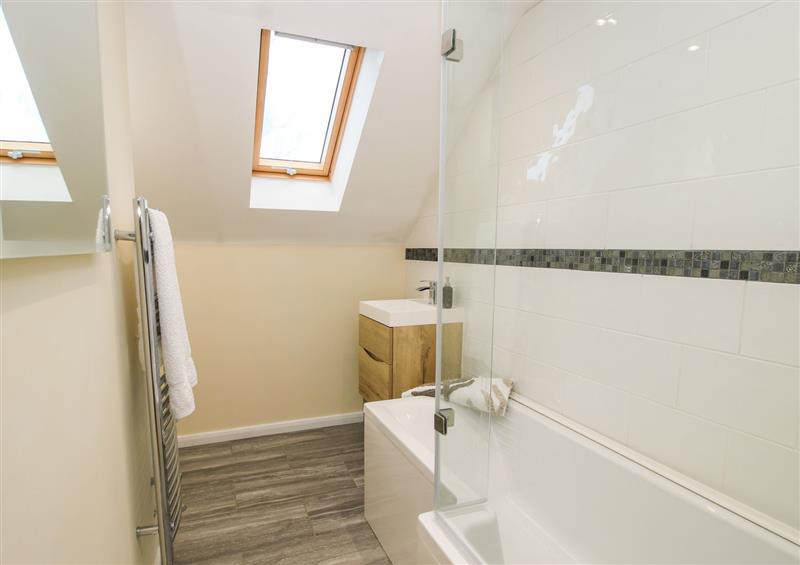 This is the bathroom at Stable Cottage, Norbury near Wentnor