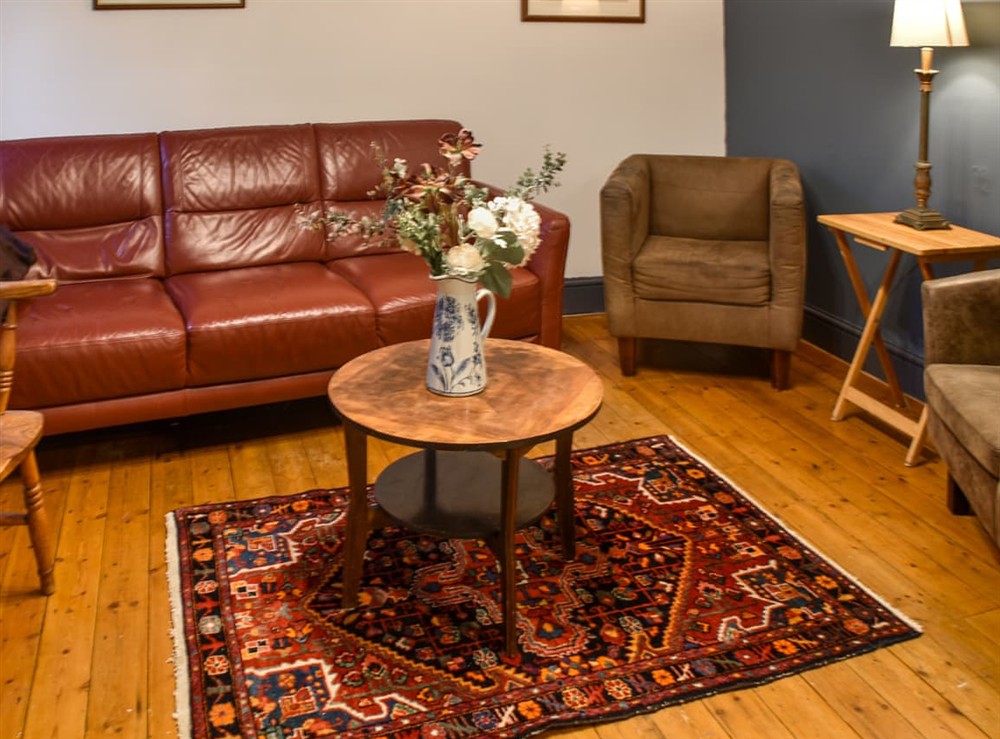 Living area at Stable Cottage in North Walsham, Norfolk