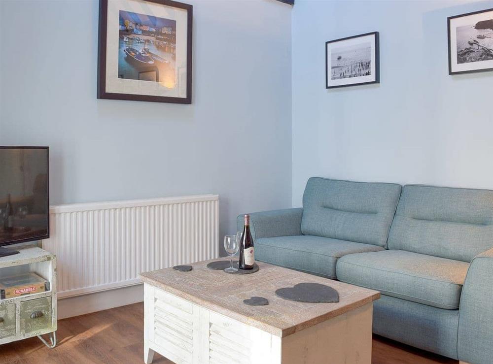 Comfortable living area at Stable Cottage in Penally, near Tenby, Pembrokeshire, Dyfed