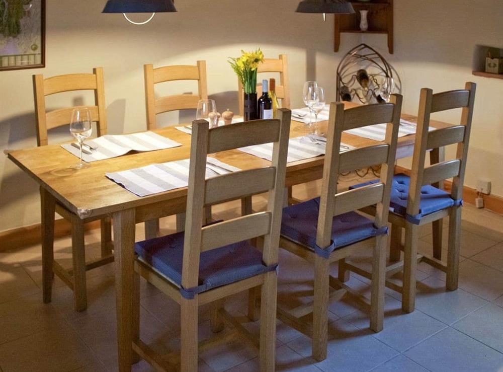 Intimate dining area of kitchen/diner at Stable Cottage in Penrith, Cumbria