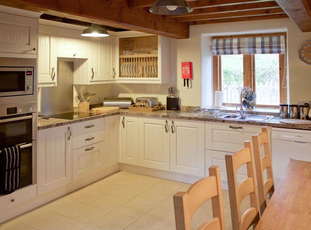 Spacious fitted kitchen at Stable Cottage in Penrith, Cumbria