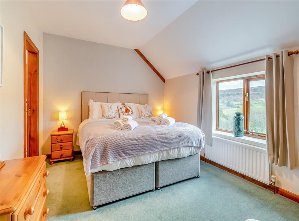 Double bedroom at Stable Cottage in Rosedale East, near Pickering, North Yorkshire