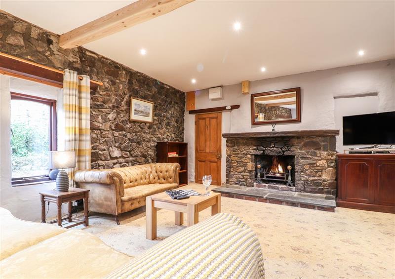 The living area at Stable Cottage, Templeton near Narberth