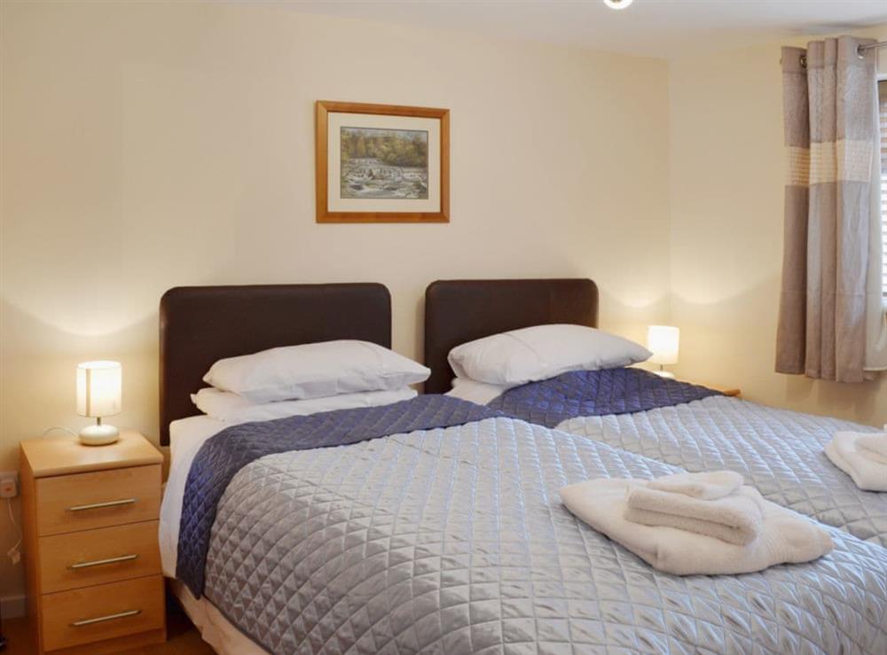 Twin bedroom at Stable Cottage in Thirsk, North Yorkshire