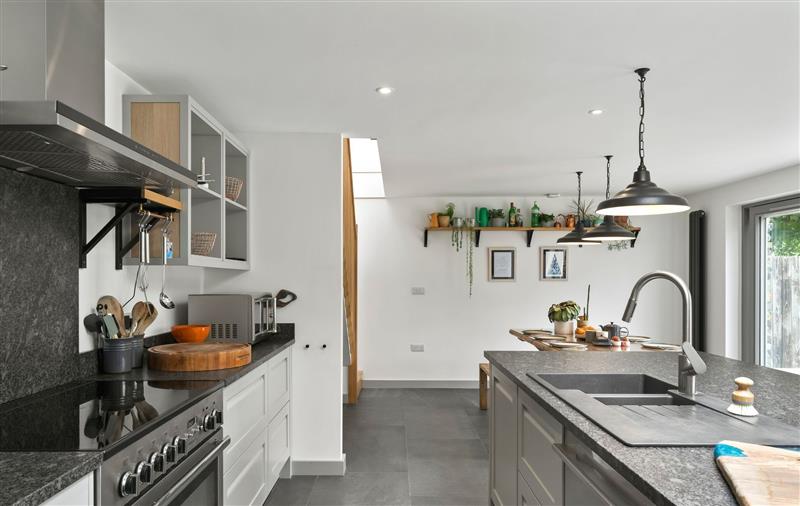 This is the kitchen (photo 3) at Stable Cottage, Cornwall