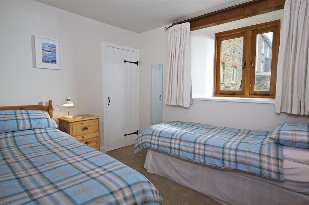 Ground floor twin room (photo 2) at Stable End Cottage in Malborough, Nr Salcombe