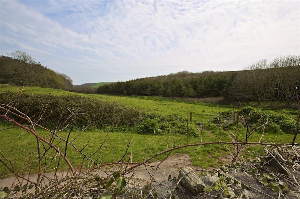 Lovely country views at Stable End Cottage in Malborough, Nr Salcombe