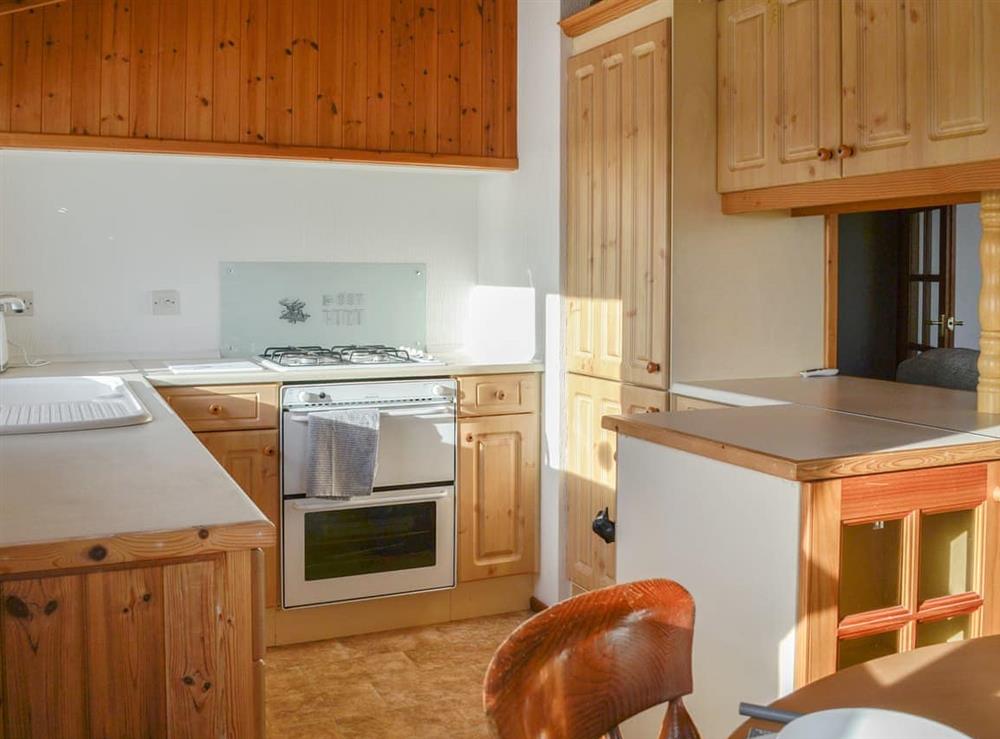 Kitchen area at Stable Lodge in Kirkcudbright, Kirkcudbrightshire