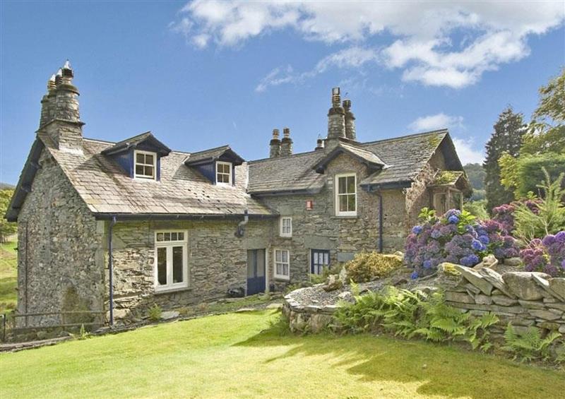 Enjoy the garden at Stablemans Cottage at Stepping Stones, Ambleside