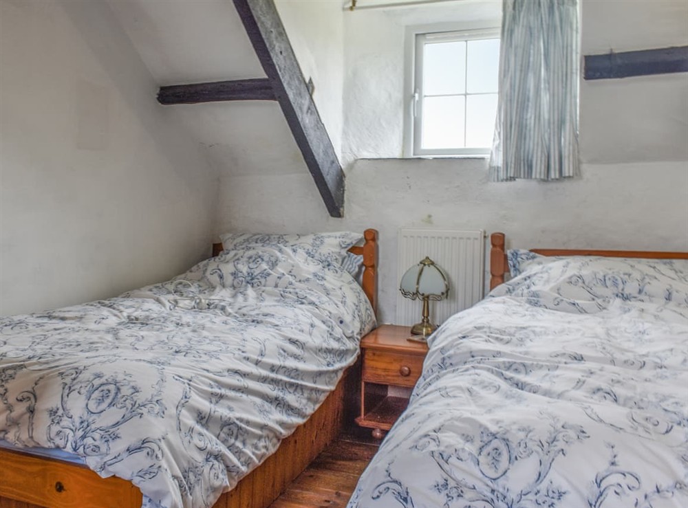Twin bedroom at Stables in Camelford, Cornwall