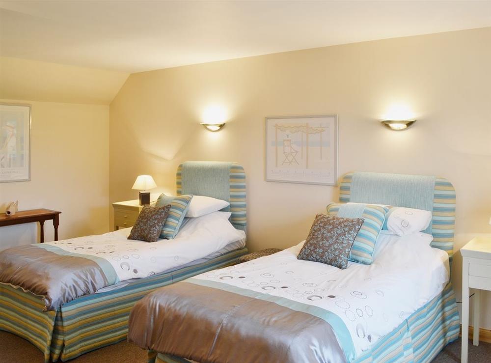 Twin bedroom at Stables Cottage in Beauly, Inverness-Shire