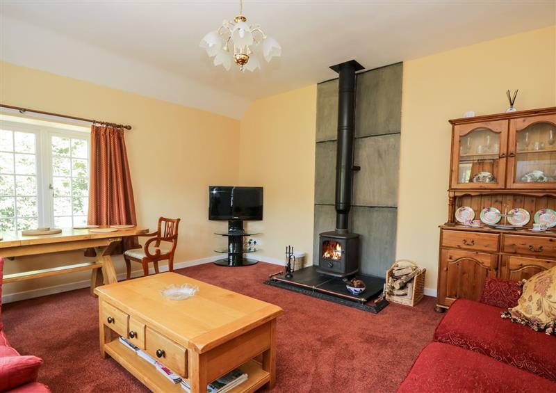 The living area at Stables Cottage, Langholm