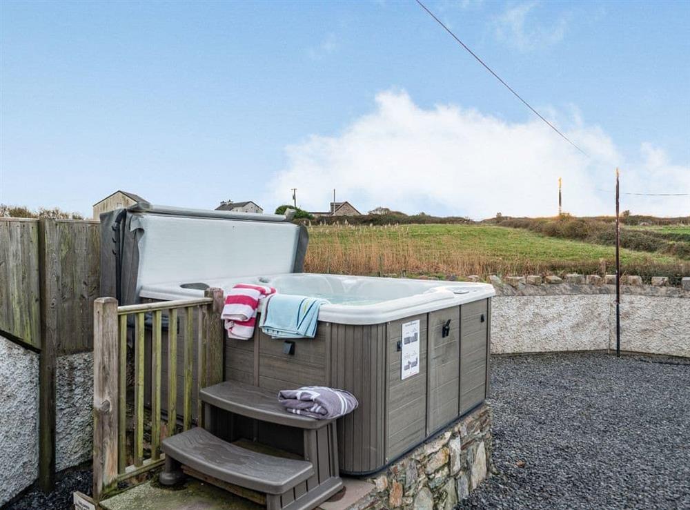 Hot tub (photo 2) at Stack View Cottage in Penrhos Feilw, near Holyhead, Gwynedd