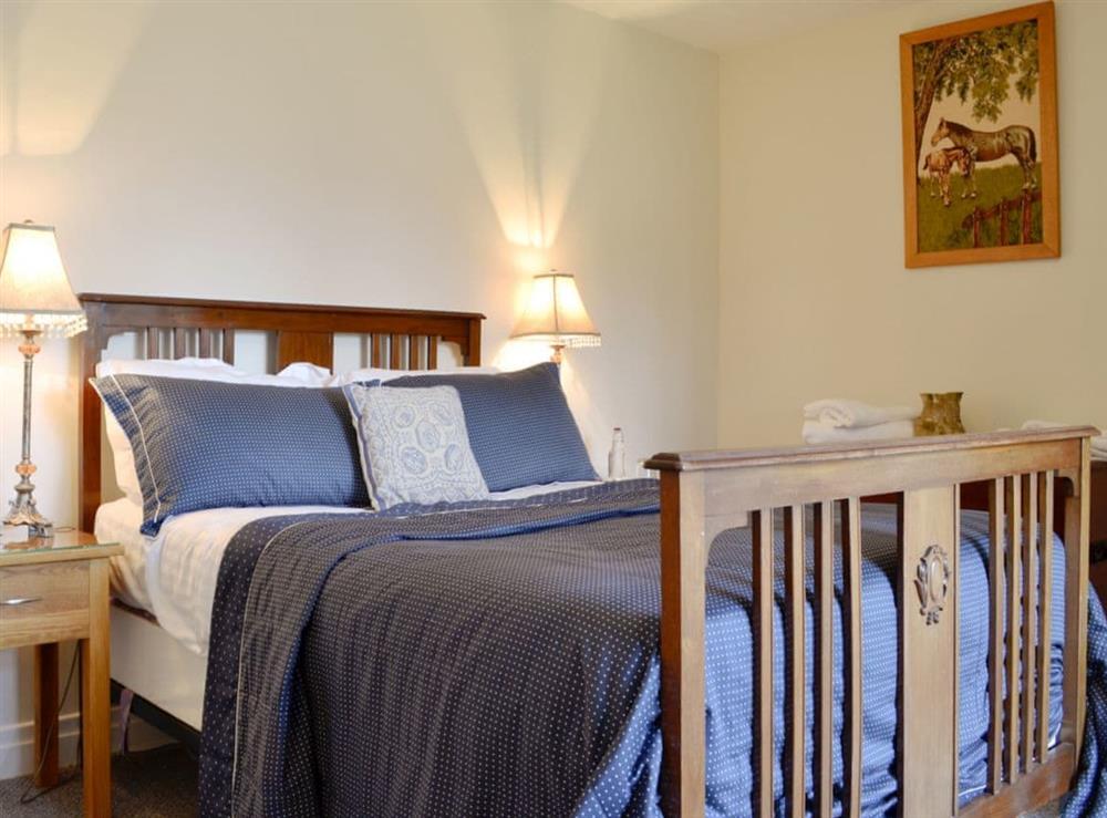 Comfortable double bedroom at Stackgarth in Arkleby, near Aspatria, Cumbria