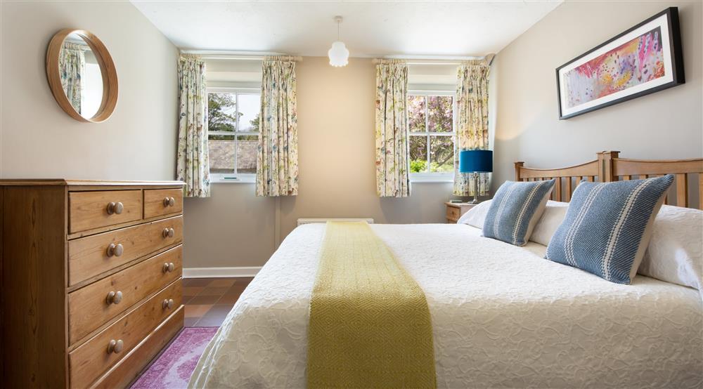 The double bedroom at Stackpole Dairy Cottage in Pembroke, Pembrokeshire