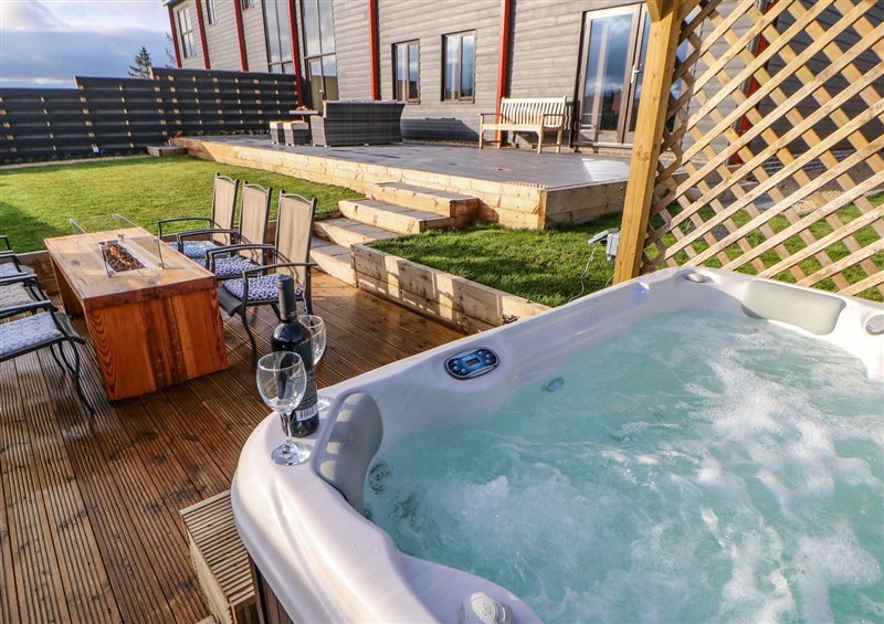 The hot tub at Stackyard, Witton Gilbert