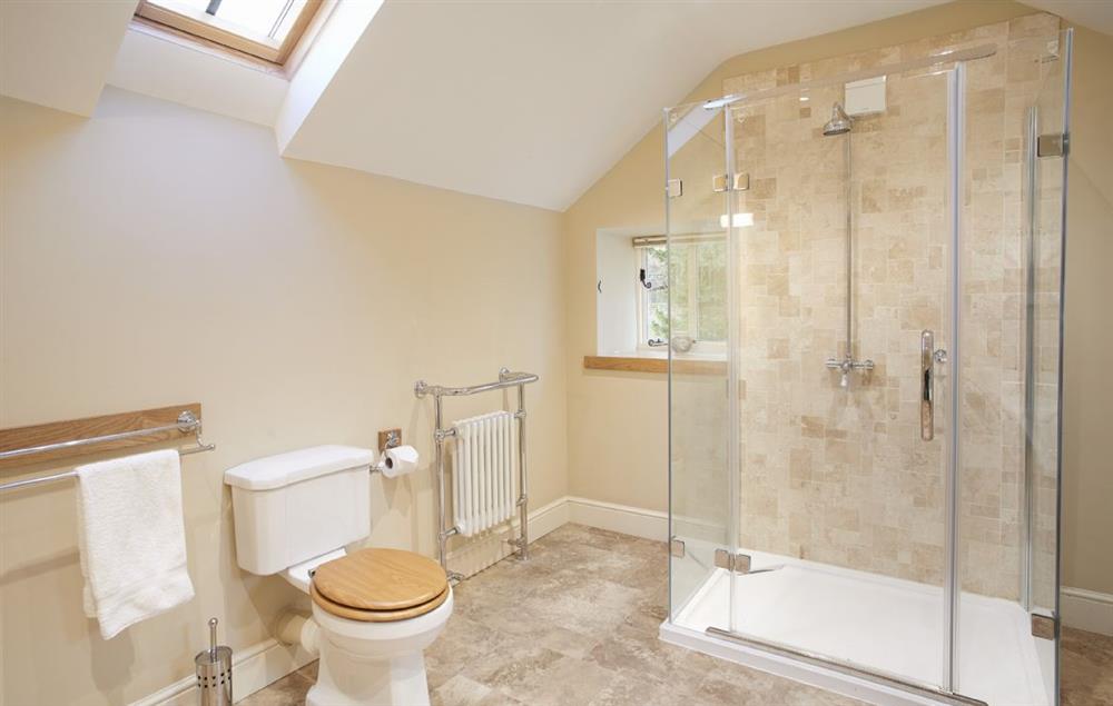 En-suite shower room at Stag Cottage, Melmerby