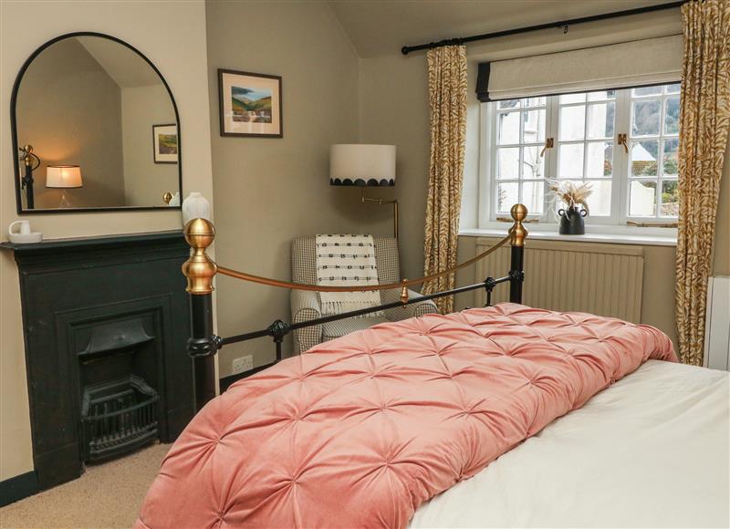 One of the bedrooms at Stag Cottage, Porlock