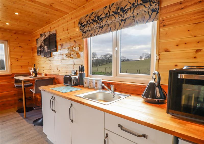 The kitchen at Stag Lodge, Llanfair Caereinion