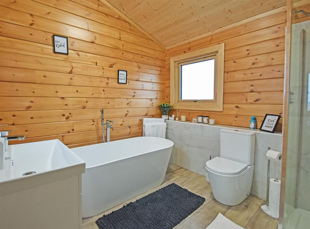 Bathroom at Stagg Lodge in Falkirk, Stirlingshire