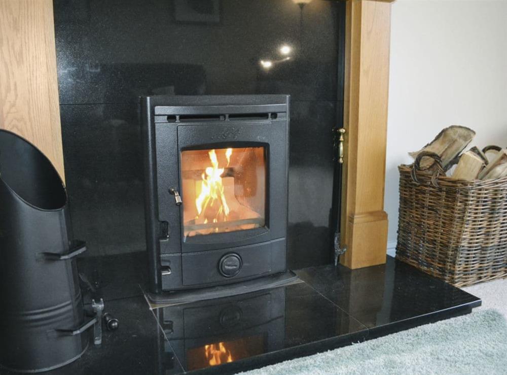 Cosy wood burner at Stags Neuk in Aviemore, Scottish Highlands, Inverness-Shire