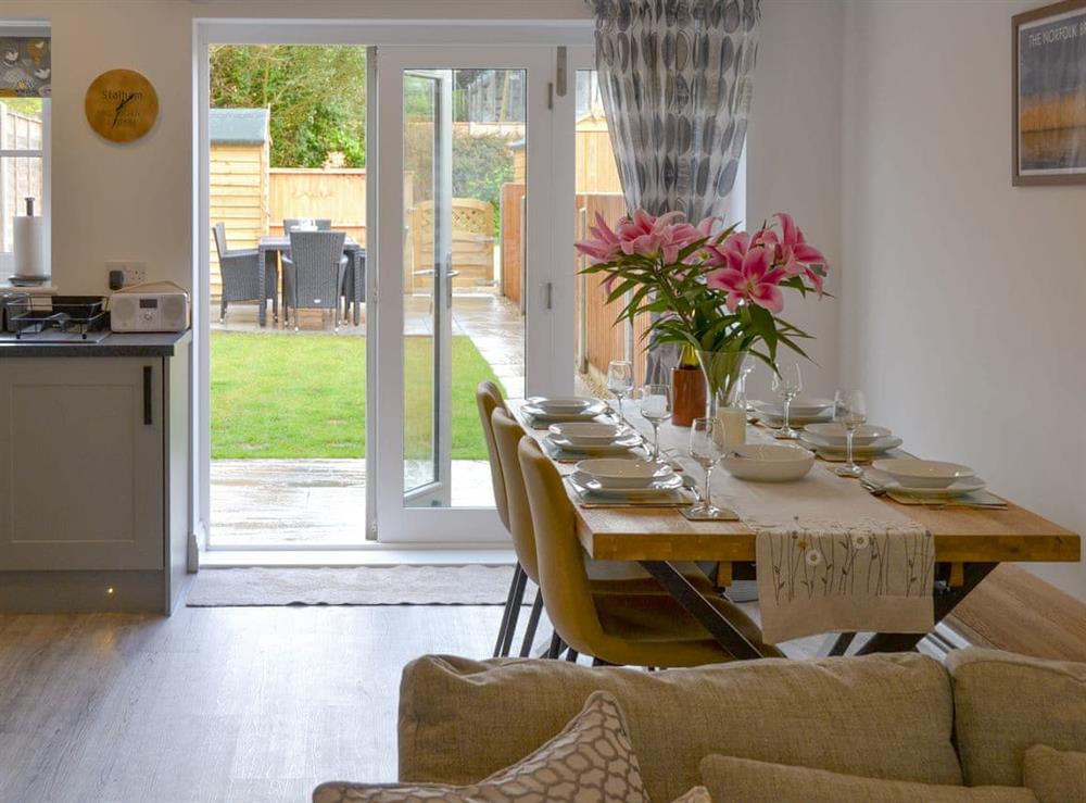 Dining Area at Staithe Cottage in Stalham Staithe, Norfolk