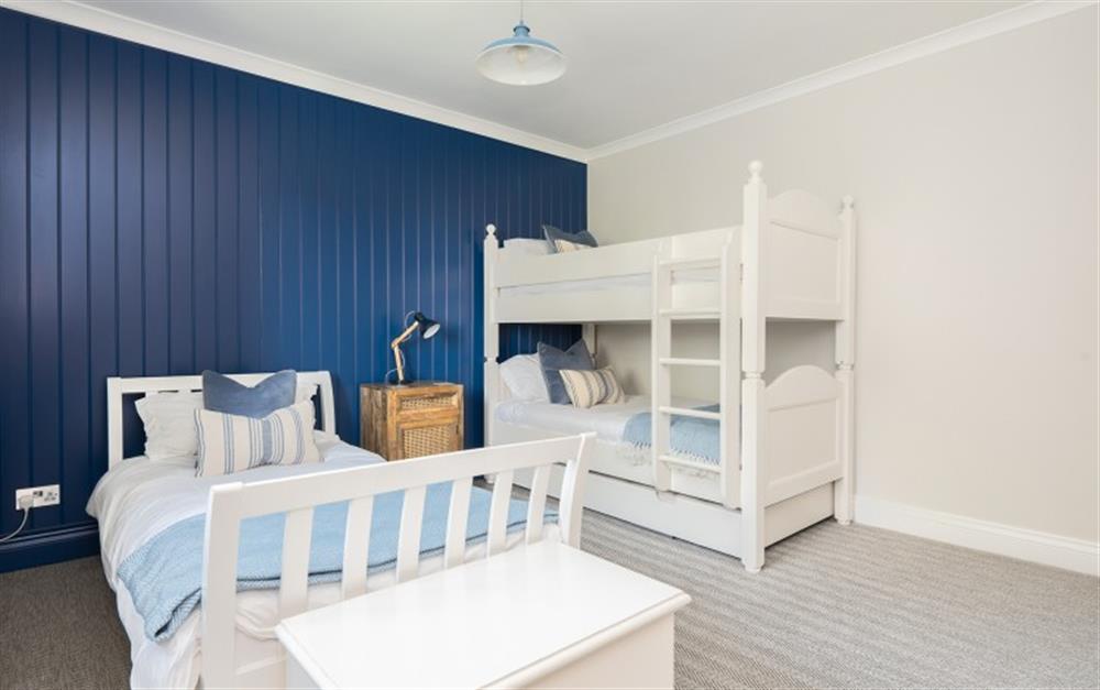 Bedroom 4 styled for children-still great for adults at Stancombe Cottage in Sherford